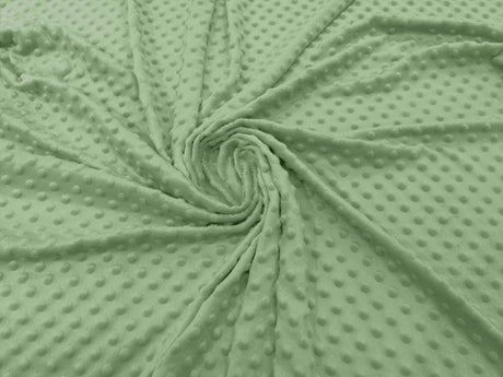 Minky Dot Polyester Fabric - Dimple Dot, 58" Width (1 Yard)