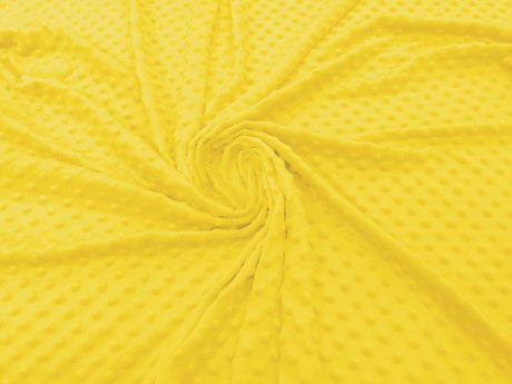 Minky Dot Polyester Fabric - Dimple Dot, 58" Width (1 Yard)