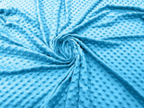 Minky Dot Polyester Fabric - Dimple Dot, 58" Width (1 Yard)