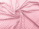 Minky Dot Polyester Fabric - Dimple Dot, 58" Width (1 Yard)