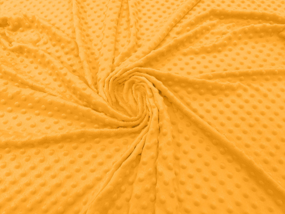 Minky Dot Polyester Fabric - Dimple Dot, 58" Width (1 Yard)