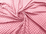 Minky Dot Polyester Fabric - Dimple Dot, 58" Width (1 Yard)