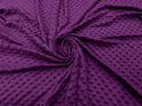 Minky Dot Polyester Fabric - Dimple Dot, 58" Width (1 Yard)