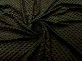 Minky Dot Polyester Fabric - Dimple Dot, 58" Width (1 Yard)