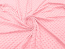 Minky Dot Polyester Fabric - Dimple Dot, 58" Width (1 Yard)