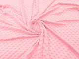 Minky Dot Polyester Fabric - Dimple Dot, 58" Width (1 Yard)