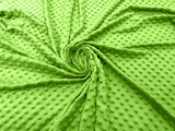 Minky Dot Polyester Fabric - Dimple Dot, 58" Width (1 Yard)