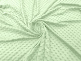 Minky Dot Polyester Fabric - Dimple Dot, 58" Width (1 Yard)