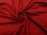 Minky Dot Polyester Fabric - Dimple Dot, 58" Width (1 Yard)