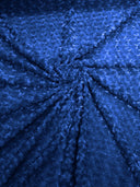 Minky Rosebud Minky Fabric - Raised Rosebud Texture, 58" Width (1 Yard)