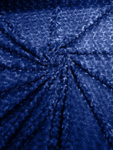Minky Rosebud Minky Fabric - Raised Rosebud Texture, 58" Width (1 Yard)