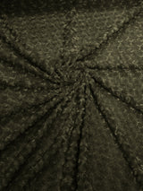 Minky Rosebud Minky Fabric - Raised Rosebud Texture, 58" Width (1 Yard)
