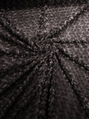 Minky Rosebud Minky Fabric - Raised Rosebud Texture, 58" Width (1 Yard)