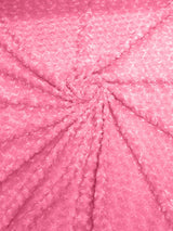 Minky Rosebud Minky Fabric - Raised Rosebud Texture, 58" Width (1 Yard)