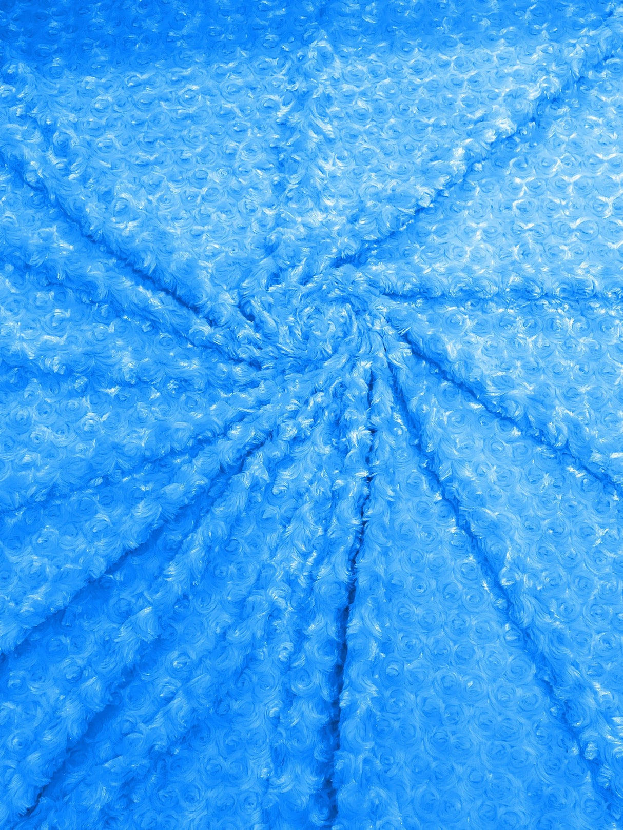 Minky Rosebud Minky Fabric - Raised Rosebud Texture, 58" Width (1 Yard)