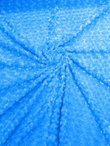 Minky Rosebud Minky Fabric - Raised Rosebud Texture, 58" Width (1 Yard)