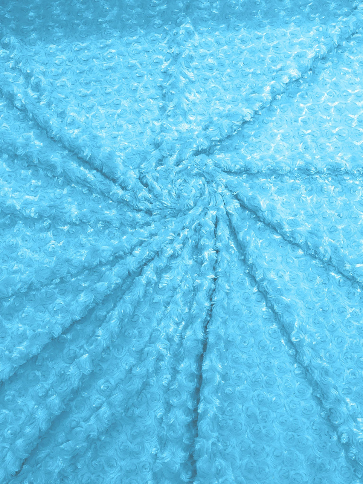 Minky Rosebud Minky Fabric - Raised Rosebud Texture, 58" Width (1 Yard)