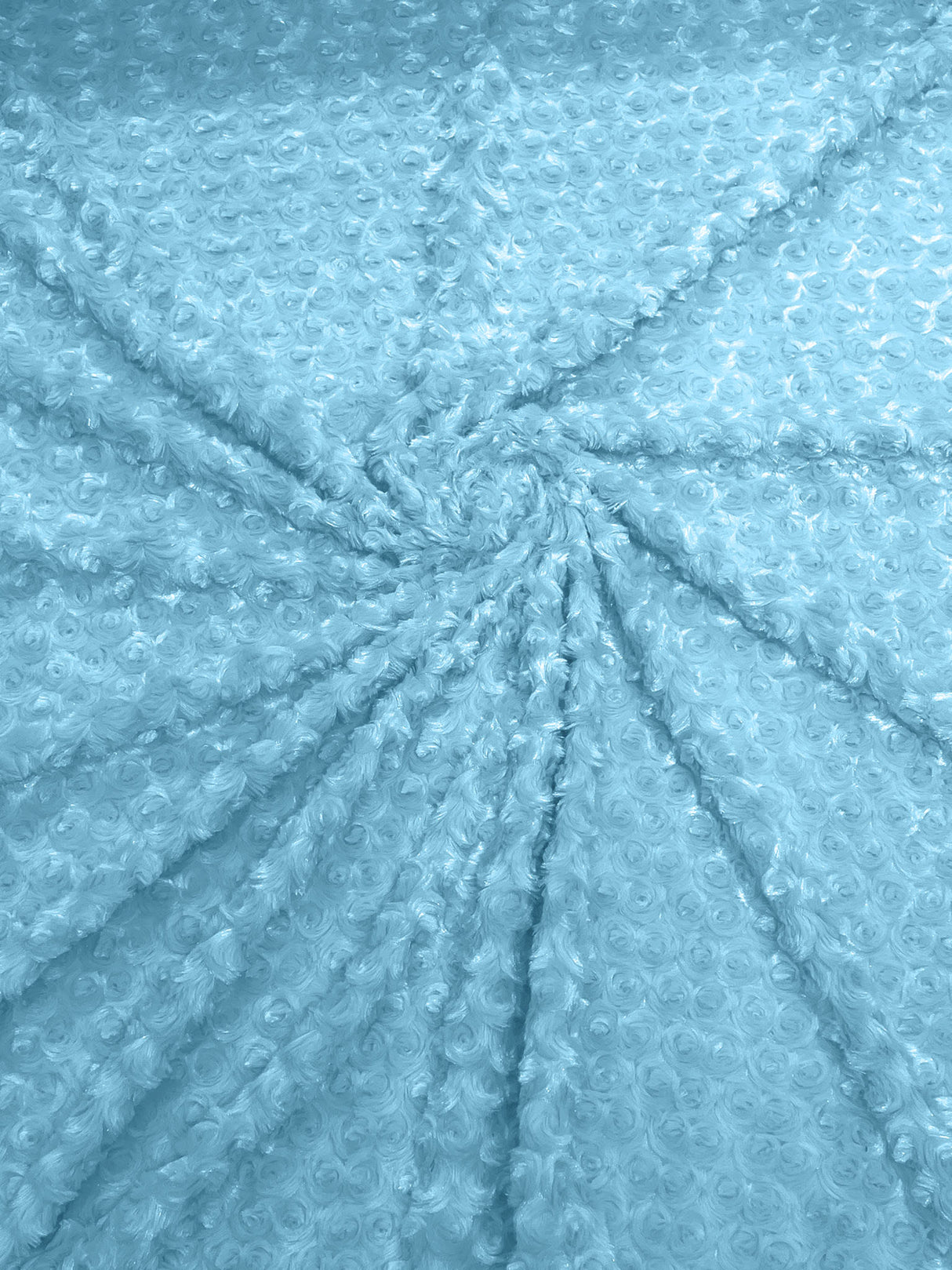Minky Rosebud Minky Fabric - Raised Rosebud Texture, 58" Width (1 Yard)