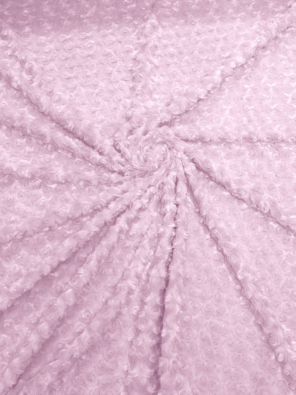 Minky Rosebud Minky Fabric - Raised Rosebud Texture, 58" Width (1 Yard)