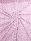 Minky Rosebud Minky Fabric - Raised Rosebud Texture, 58" Width (1 Yard)