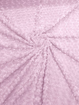 Minky Rosebud Minky Fabric - Raised Rosebud Texture, 58" Width (1 Yard)