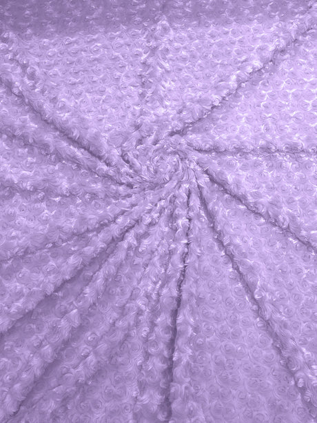 Minky Rosebud Minky Fabric - Raised Rosebud Texture, 58" Width (1 Yard)