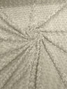 Minky Rosebud Minky Fabric - Raised Rosebud Texture, 58" Width (1 Yard)