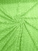 Minky Rosebud Minky Fabric - Raised Rosebud Texture, 58" Width (1 Yard)