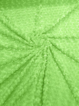 Minky Rosebud Minky Fabric - Raised Rosebud Texture, 58" Width (1 Yard)