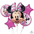 Minnie Mouse Foil Balloon Bouquet