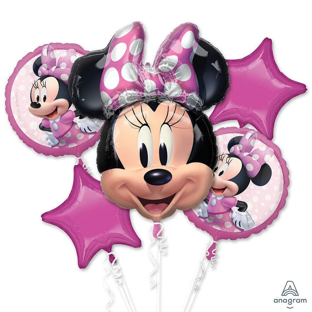 Minnie Mouse Foil Balloon Bouquet