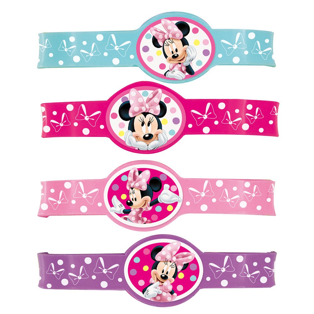 Minnie Mouse Stretchy Bracelets 4 Pack