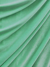 Mint Green Stretch Velvet Fabric - Mint Green, Velvet, 58"-60" Width (1 Yard)