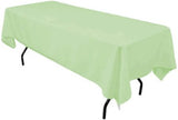 Polyester Rectangular Tablecloth 60x144 Inch – Durable Reusable Table Linen for Weddings, Parties, Banquets & Events