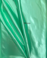 Mint Bridal Satin Polyester Fabric - Mint, Satin, 58"-60" Width