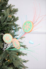 30 Inch Snowflake Cookie Gumdrop Spray