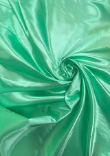 Mint Bridal Satin Polyester Fabric - Mint, Satin, 58"-60" Width
