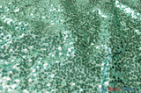 Glitz Sequins Taffeta Polyester Fabric - Raindrop Sequins, 54" Wide (1 Yard)