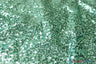 Glitz Sequins Taffeta Polyester Fabric - Raindrop Sequins, 54" Wide (1 Yard)