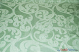 Victorian Damask Jacquard Fabric - Vineyard Damask Pattern, 58/60" Width (1 Yard)
