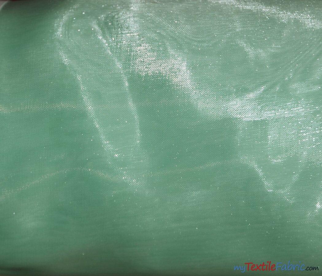 Mirror Organza Polyester Fabric - Sheer, Soft And Smooth, 58/60" Width (Continuous Yards & By Bolt)