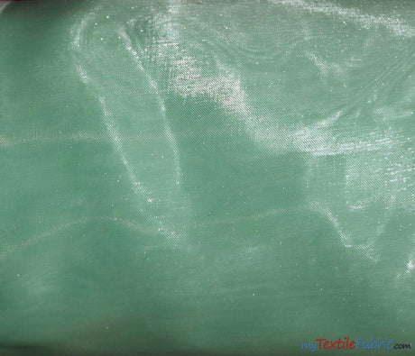 Mirror Organza Polyester Fabric - Sheer, Soft And Smooth, 58/60" Width (Continuous Yards & By Bolt)