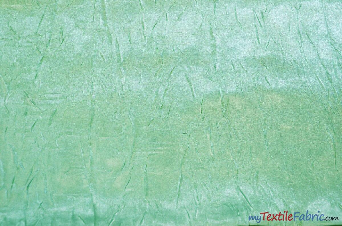 Silky Crush Satin Polyester Fabric - Crushed Charmeuse Satin, Multiple Colors, 54" Width (1 Yard)