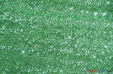 Glitz Mesh Sequins Polyester Fabric - 3Mm Glitter Sequins, 52" Width, Multiple Colors (1 Yard)