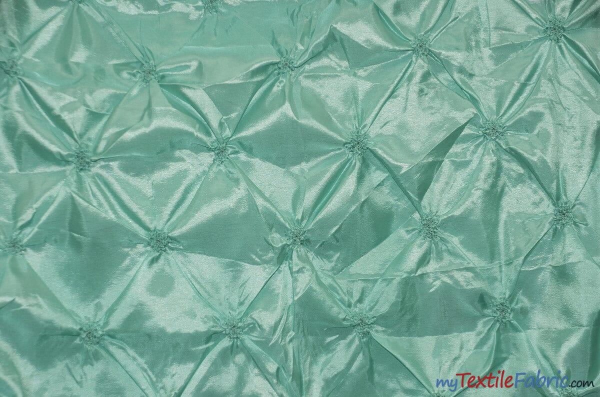 Pinwheel Button Taffeta Polyester Fabric - Pinwheel Button Texture, 48" Wide, Multiple Colors (1 Yard)