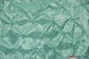 Pinwheel Button Taffeta Polyester Fabric - Pinwheel Button Texture, 48" Wide, Multiple Colors (1 Yard)