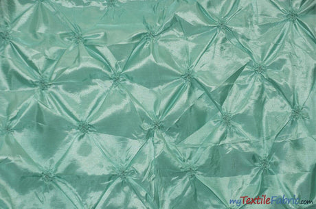 Pinwheel Button Taffeta Polyester Fabric - Pinwheel Button Texture, 48" Wide, Multiple Colors (1 Yard)