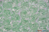 Rosette Satin Bordeaux Polyester Fabric - 3D Floral Satin Embroidered On A Mesh, Bordeaux, 52" Width (1 Yard)