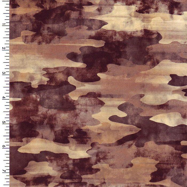 Printed Spandex Camouflage Tricot Desert Camouflage