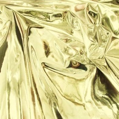 Gold Mirror Reflective Vinyl Fabric,